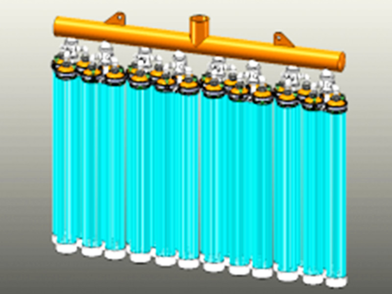 External ultrafiltration membrane pack